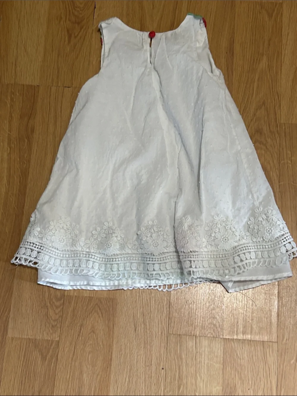 Cynthia Rowley White Embroidered A-Line Dress Size 6